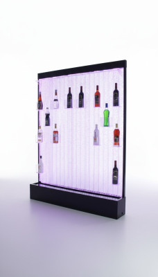 LED Water Wall Bar Shelf Column Water Columns Counter Shelves Designer
