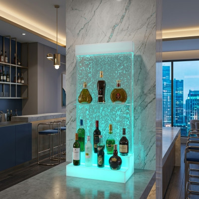 Designer LED bar shelves water wall bar counter shelf furniture