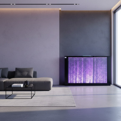 Bar table water wall bar counter illuminated bar table bar counter LED shelf