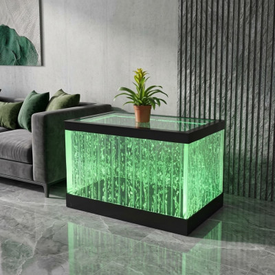 Design table coffee table water columns pillar water sofa tables LED