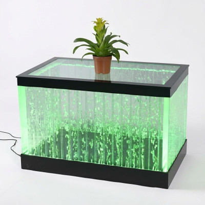 Design table coffee table water columns pillar water sofa tables LED