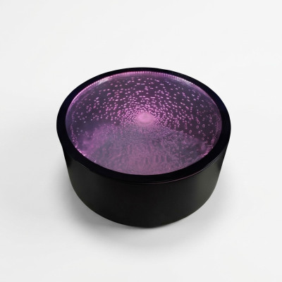 LED round side table water wall bar counter shelf furniture illuminated