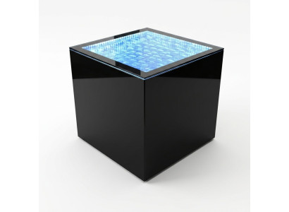 LED square side table coffee table living room furniture water column