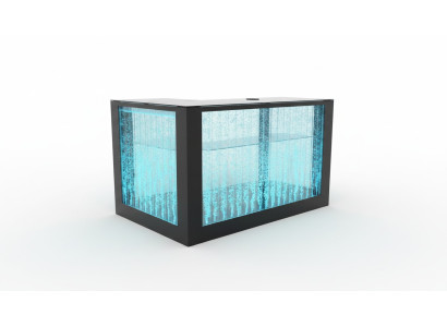 Bar table water wall bar counter furniture illuminated bar table bar counter