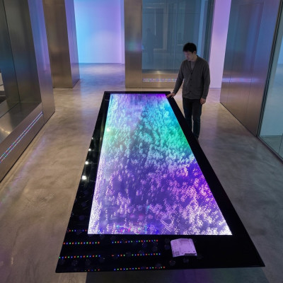 LED bar table water wall bar counter shelf furniture illuminated bar table