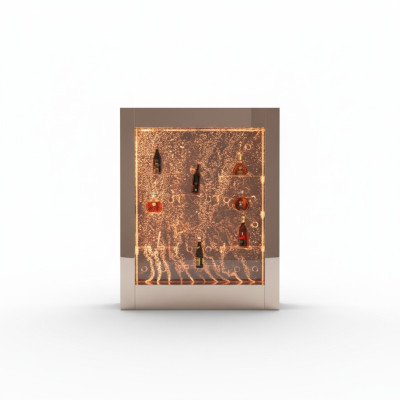 LED water wall shelf bar furniture fancy shelves cabinet