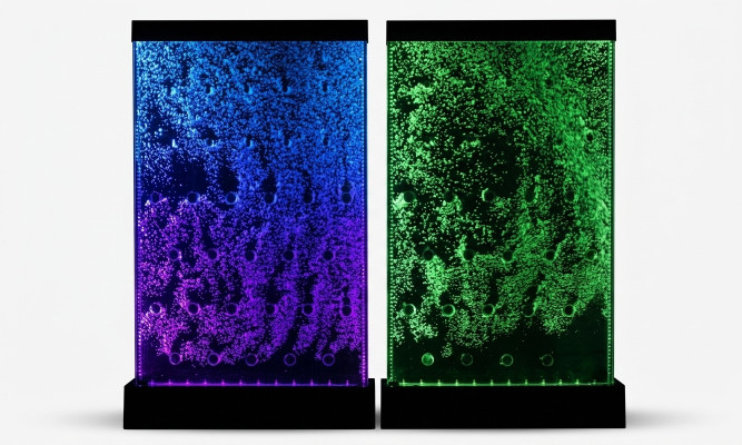 Wall panel with water bubbles LED water wall designer water wall