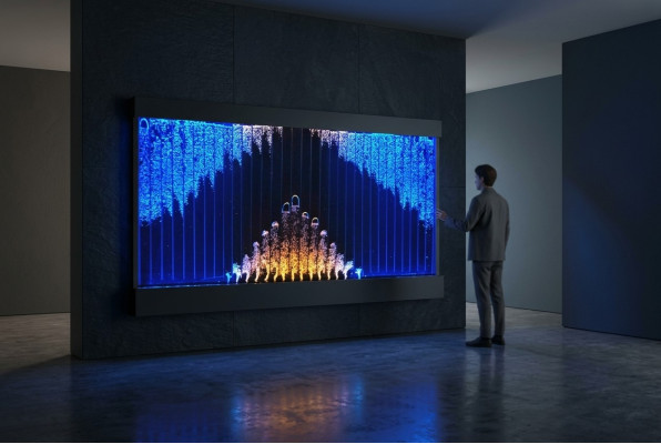Modern partition water walls LED water wall decorative illuminated wall