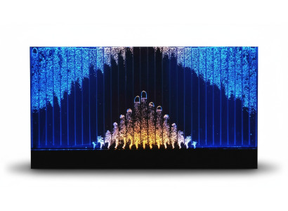 Modern partition water walls LED water wall decorative illuminated wall