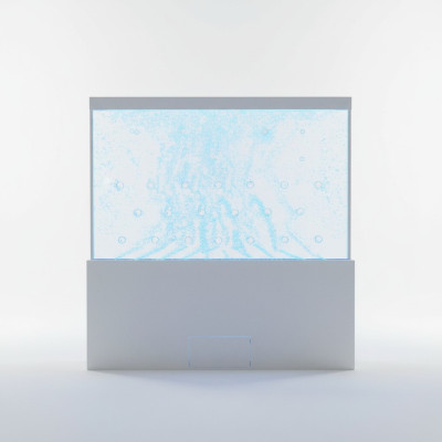 Modern partition water walls LED decorative water wall illuminated wall