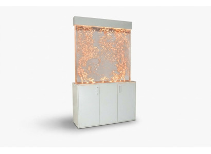 Water Wall Column with Base Cabinet Partition Shelf Display Cabinet