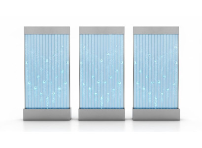 Wall panel with water bubbles LED new water wall designer water wall illuminated