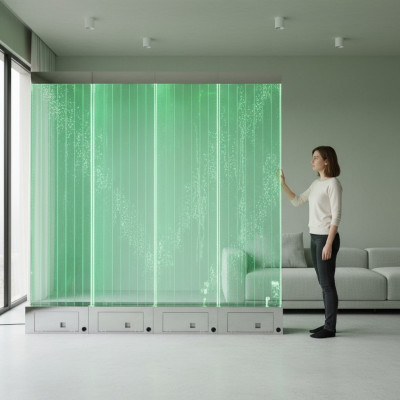 Wall panel LED water wall water walls water modern bubbles decorative wall
