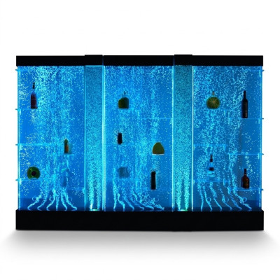 LED Shelf Bar Water Wall Deco Column Illuminated Water Walls Bar Counter