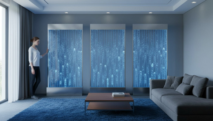Wall panel partition wall water walls wall LED water wall design