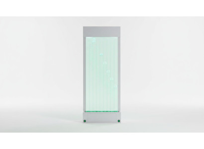 Partition shelf cabinet water wall column walls LED 100x200