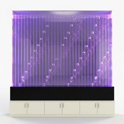 Modern partition water decorative walls LED water wall illuminated wall