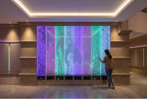 Wall panel LED water wall water walls modern water bubbles decorative wall