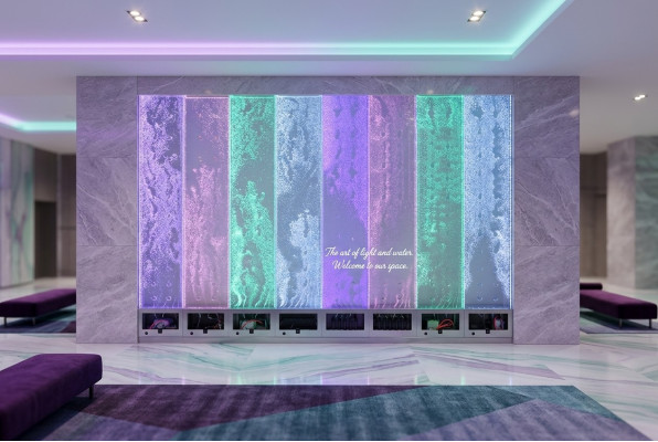 Wall panel LED water wall water walls modern water bubbles decorative wall