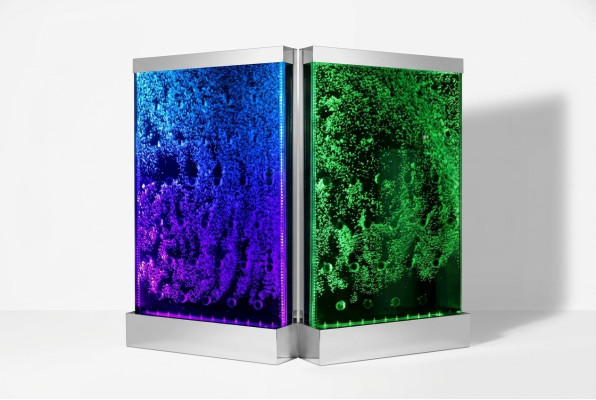 Partition shelf cabinet water wall column walls LED 120x200