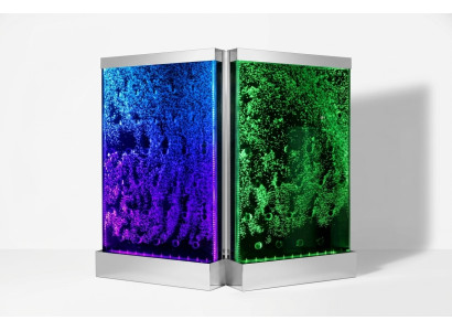 Partition shelf cabinet water wall column walls LED 120x200
