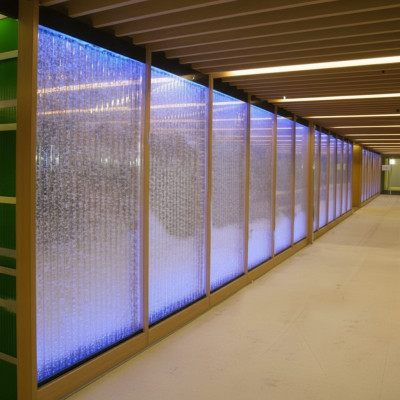Partition shelf cabinet water wall column walls LED 60x240 water walls waterwall