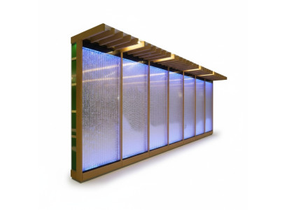 Partition shelf cabinet water wall column walls LED 60x240 water walls waterwall