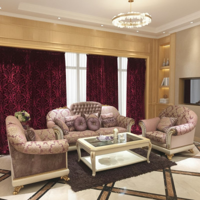 Sofa set 3+1+1 seat set design sofas upholstered classic couches