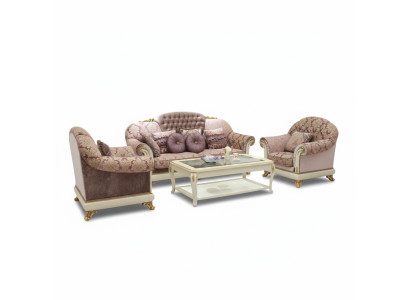 Sofa set 3+1+1 seat set design sofas upholstered classic couches