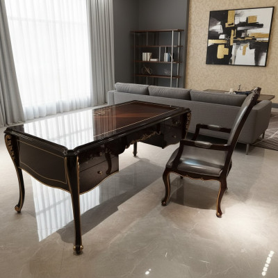 Office furniture, desk, armchair, 2-piece set, suite, writing desk.
