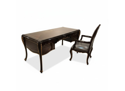 Office furniture, desk, armchair, 2-piece set, suite, writing desk.