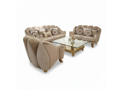 Classic Sofa Set 3+2+1 Baroque Rococo Antique Style Sofa Couch