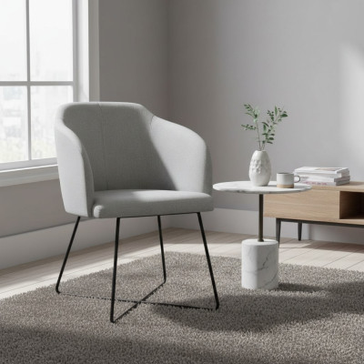 1x dining chair armchair living room chair relaxing chair upholstered chair with