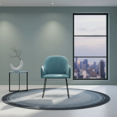 Chair 4x Lounge Armchair Chair Group Restaurant Club Living Room Upholstered Armchair