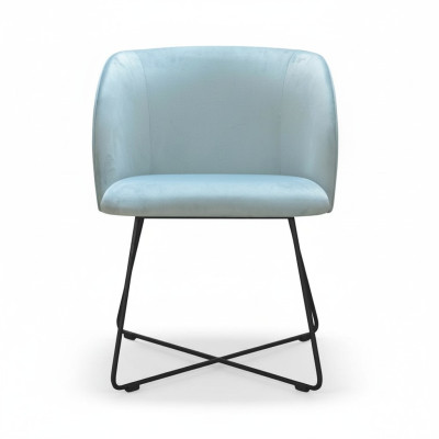 Chair 4x Armchair Dining Room Lounge Textile Seat Set New Club TV Upholstered Chair