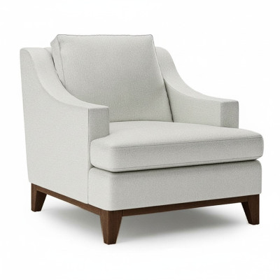 Classic Upholstered Armchair 1 Seater Sofa Couch Upholstered Armchair Modern New