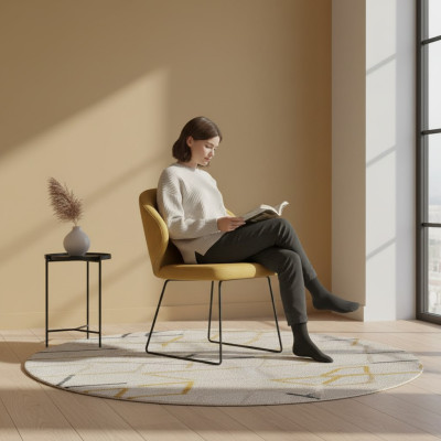 Design chair seat practice dining room chairs textile fabric upholstery waiting room office