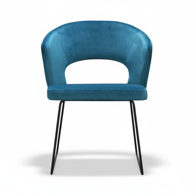 Modern armchairs group 8 chair set green upholstery armrest design
