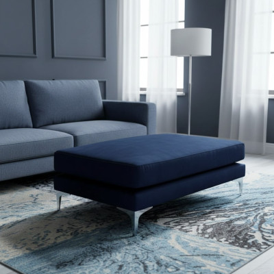 Stool Pouf Footstool Ottoman Velvet Textile