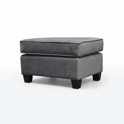 Seat stool pouf ottoman footstool ottoman velvet 75x53cm