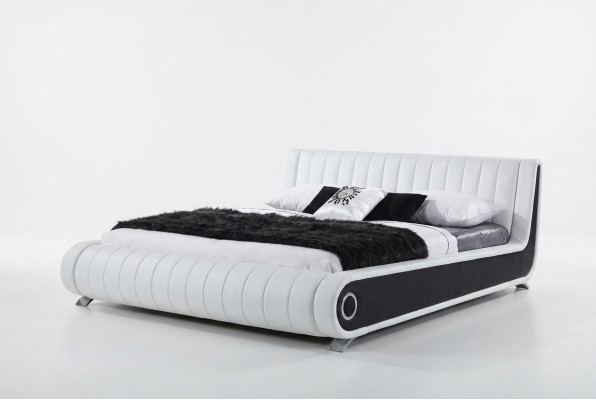 Designer bed double bed upholstered bed bedroom leather bed new beds