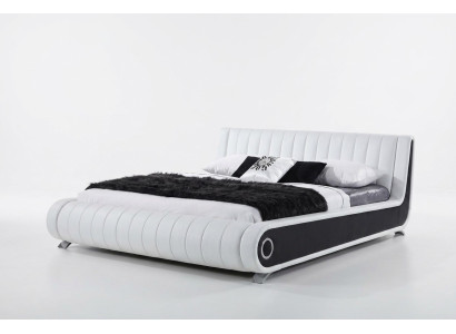 Designer bed double bed upholstered bed bedroom leather bed new beds
