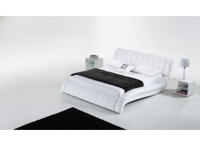 Bed Beds Upholstery Double Marriage Hotel Luxury Leather Modern Decor Designer