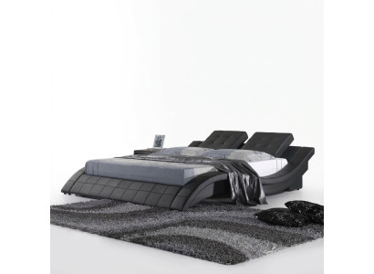 Double bed designer bed matrimonial bed upholstered bed bedroom leather bed new
