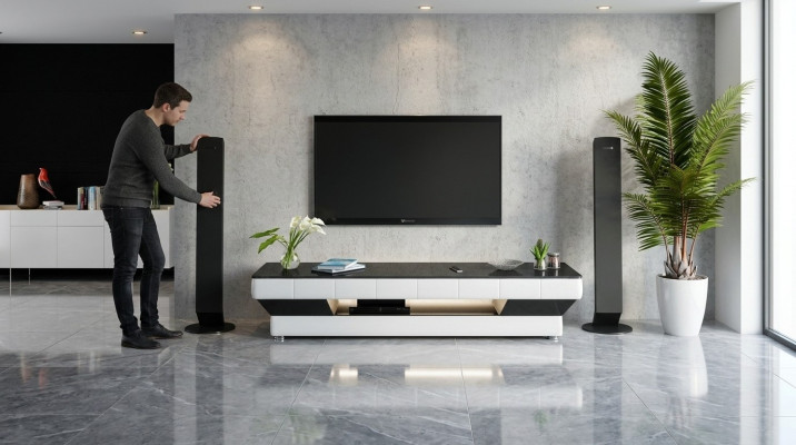 Designer RTV TV cabinet sideboard side low board cupboard living room