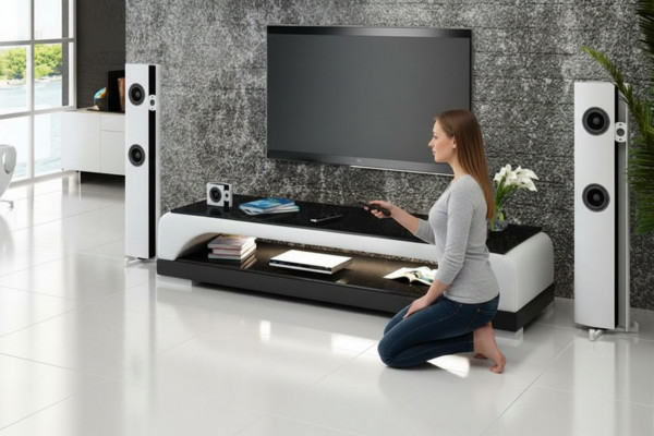 Designer TV stand sideboard chest of drawers side low board cabinet