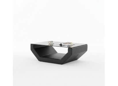 Noble luxury coffee tables glass design couch table sofa side leather tables