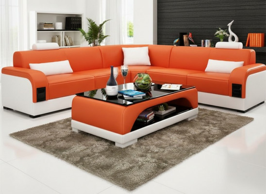 Leather table, coffee table, glass table, sofa, side table, modern table, upholstered