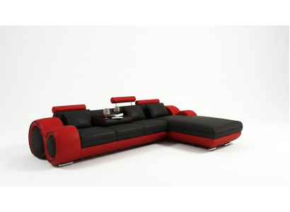 Corner sofa couch upholstered living landscape leather corner sofa set