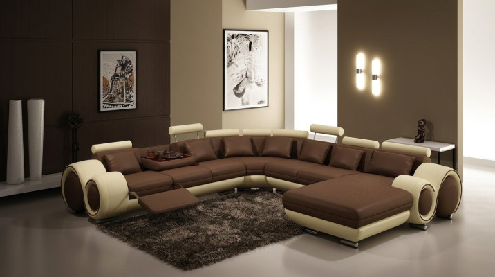 Sofas U Shape Sofa Couch Upholstered Set Living Landscape Design Corner Sofa